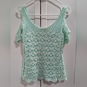 Mason & Mackenzie tank, size XS, blue/seafoam. Hardly worn.